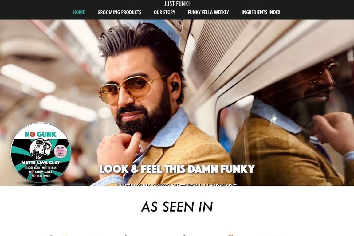 NO GUNK homepage