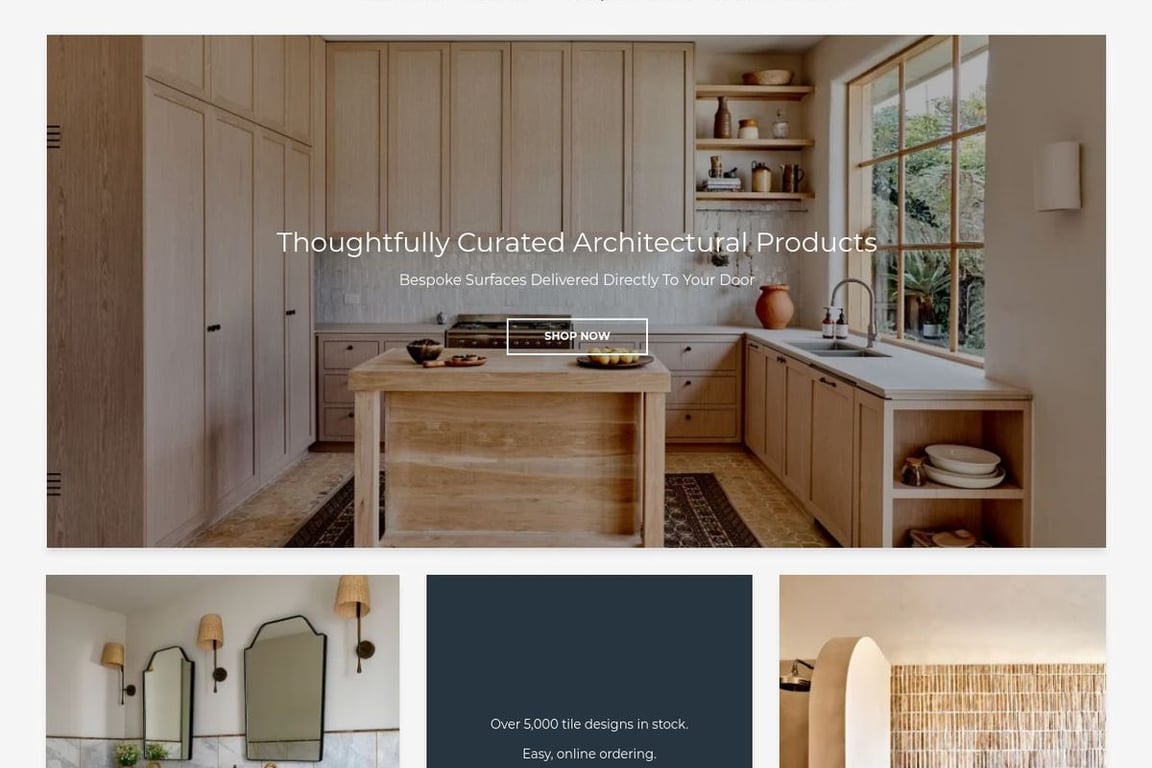 Alexander James Studio homepage