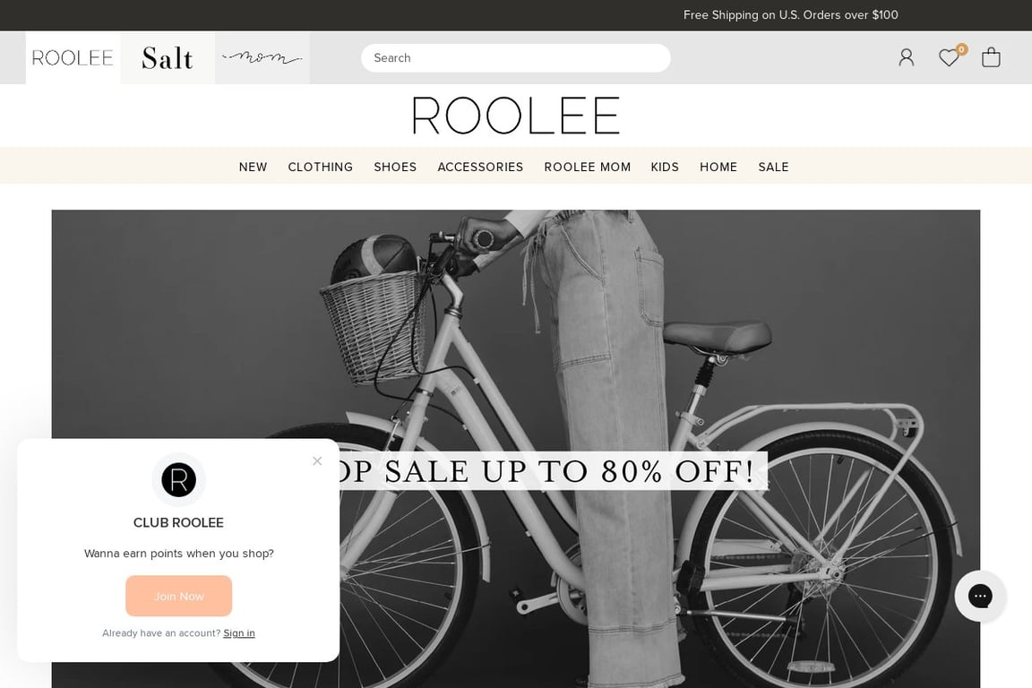 Roolee homepage