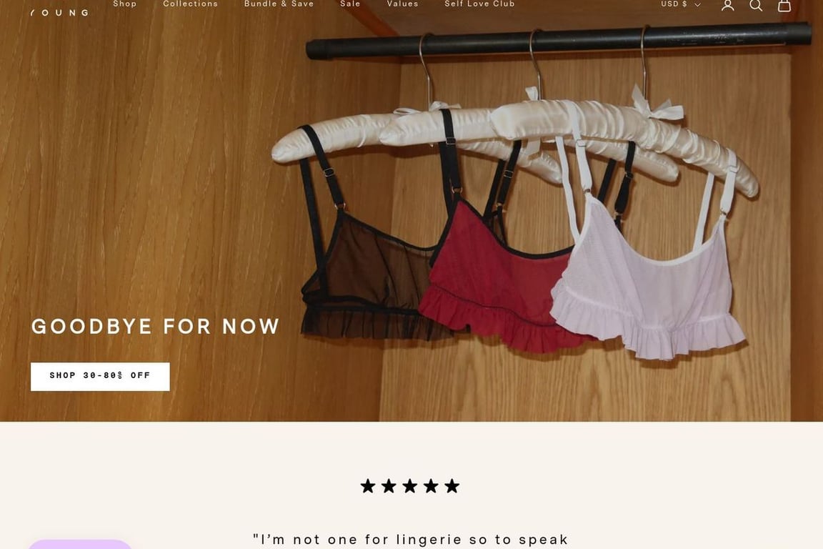 Mary Young homepage