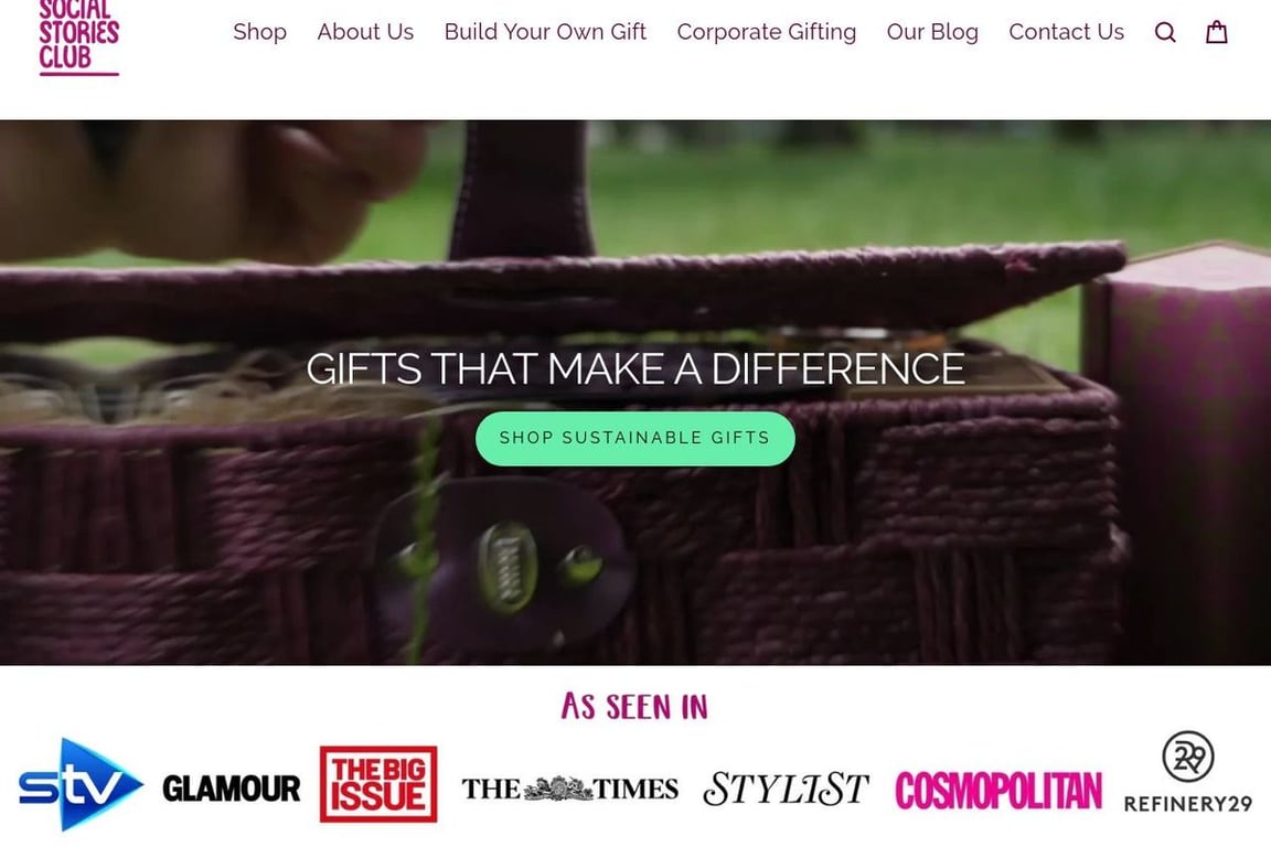 Social Stories Club homepage