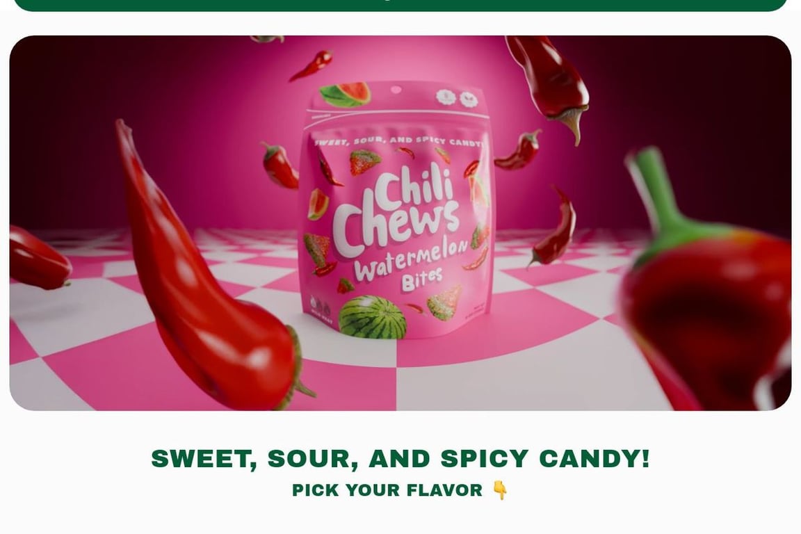Chili Chews homepage