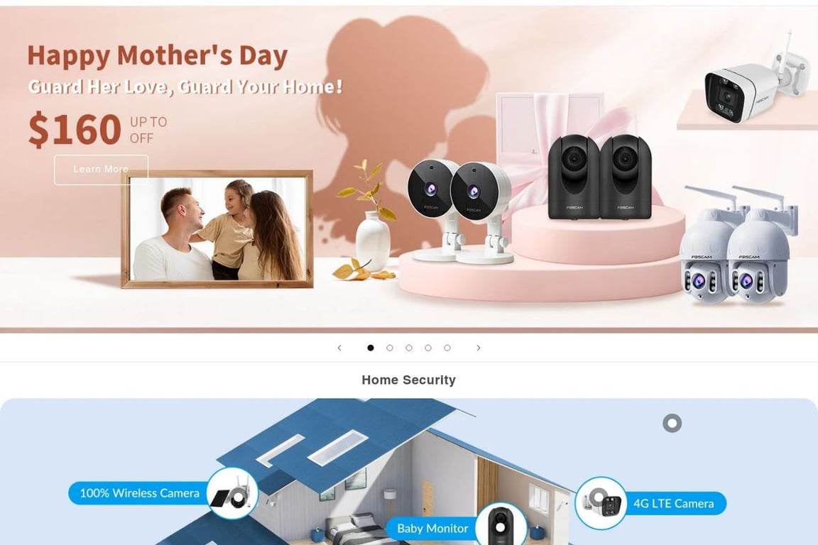 Foscam Mall homepage