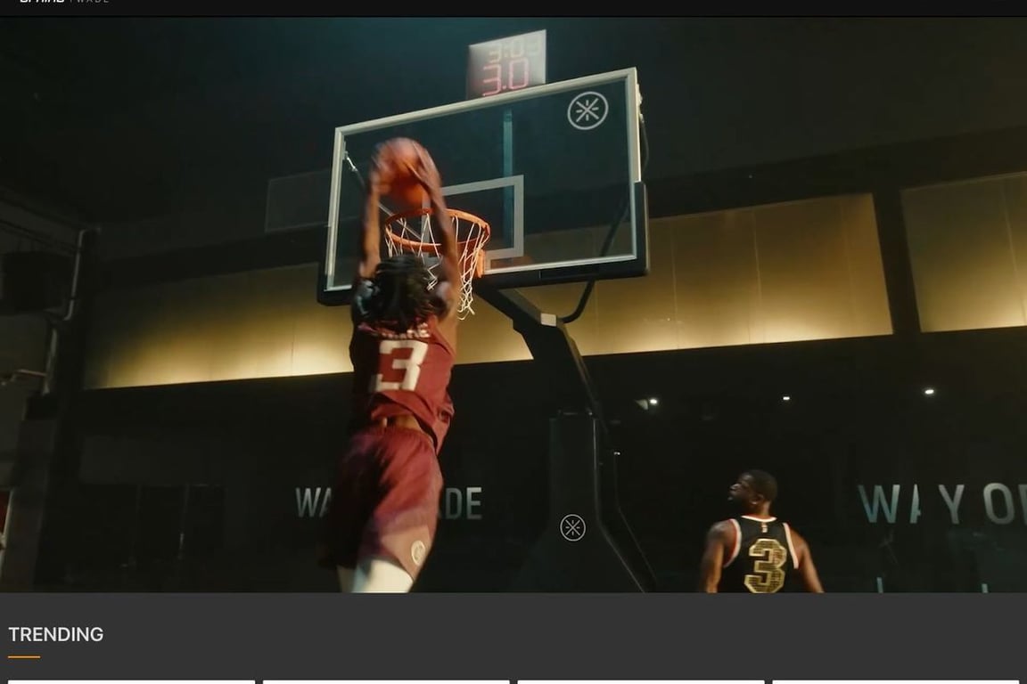 Li Ning Way of Wade homepage