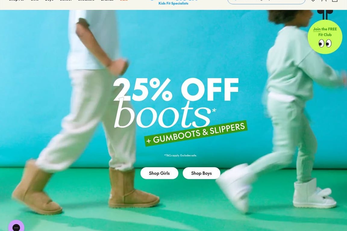 Shoes & Sox homepage