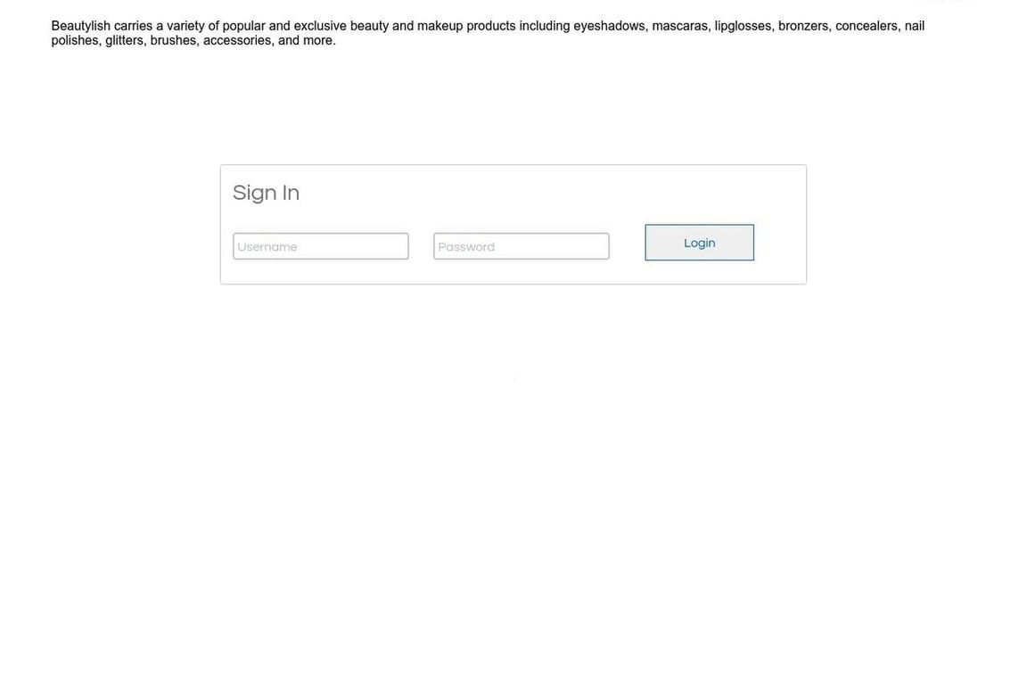 Beautylish affiliate program signup page