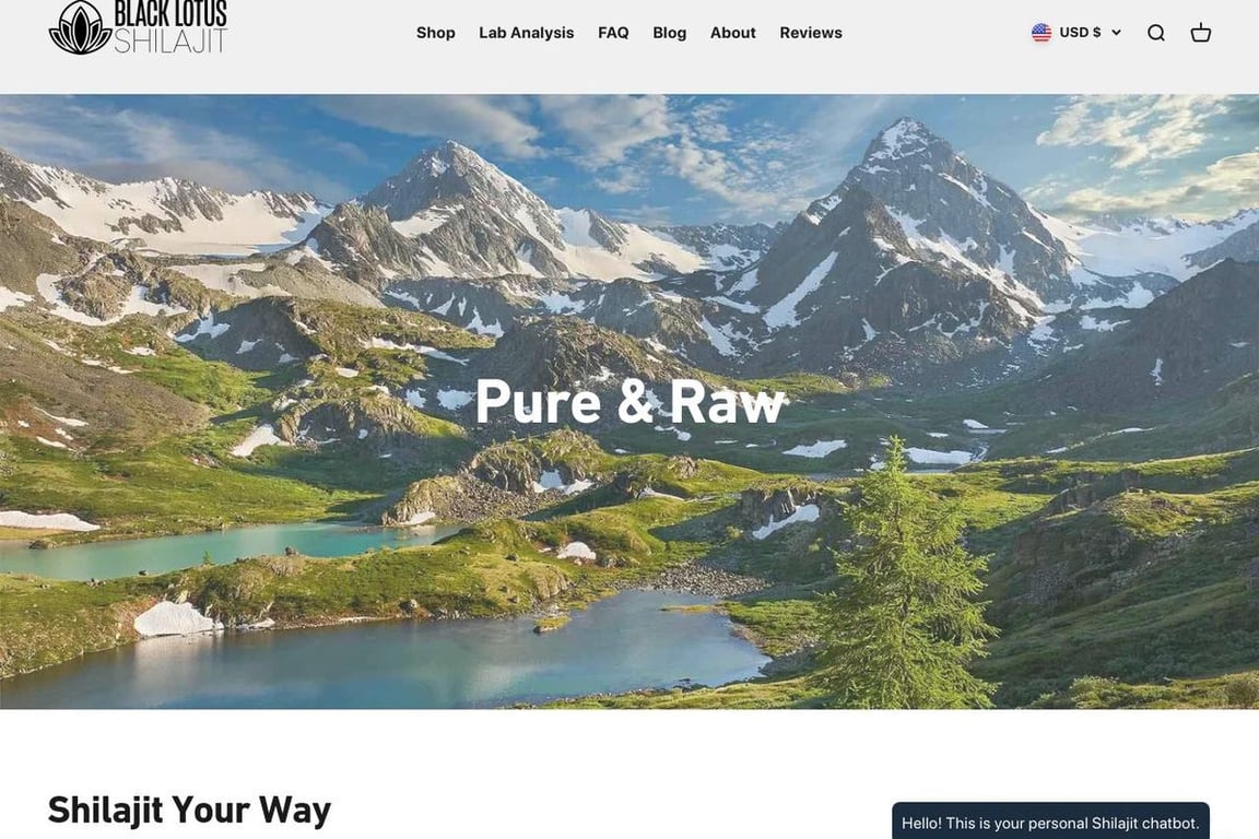 Black lotus shilajit homepage