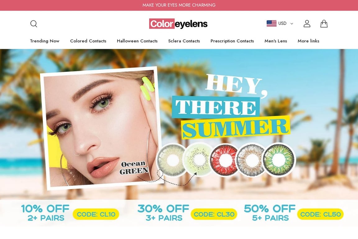 Coloreyelens homepage