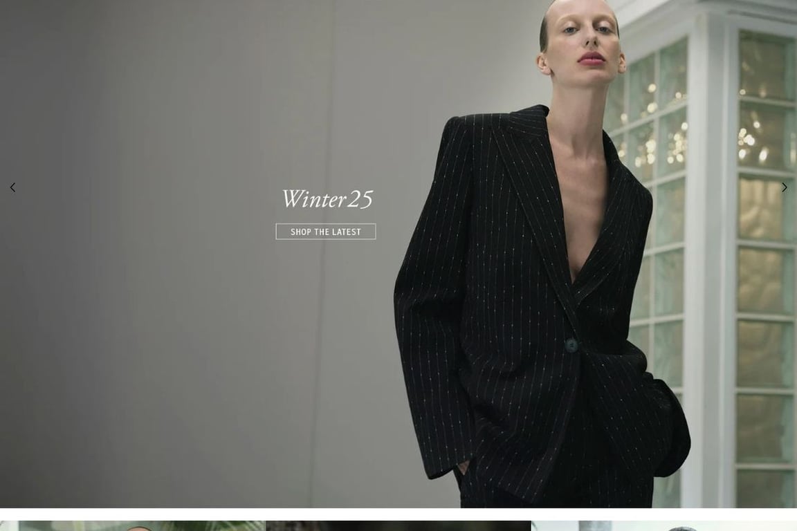 Sass & bide homepage