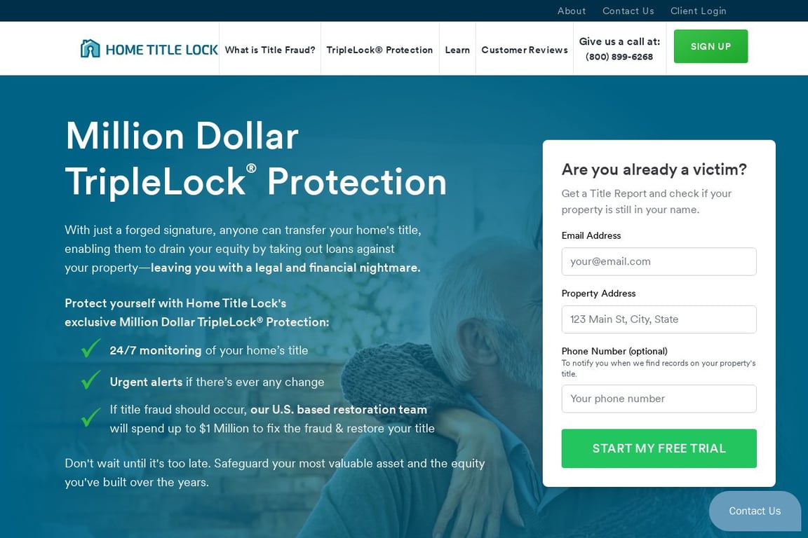 Home Title Lock homepage
