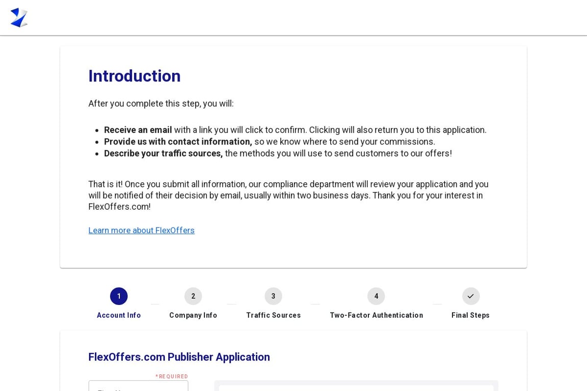 Adidas Canada affiliate program signup page