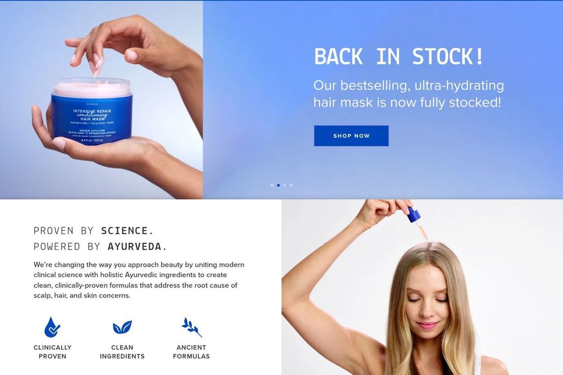 Aavrani homepage