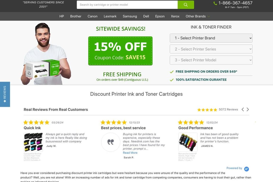 Needink.com homepage