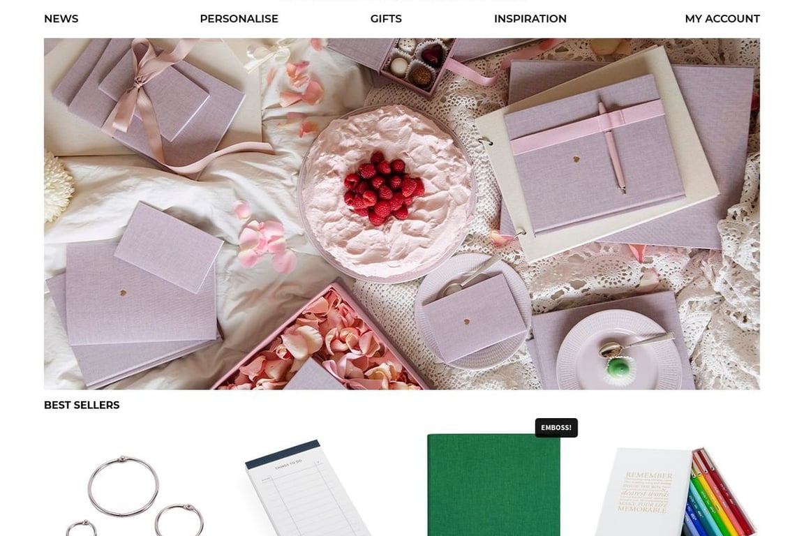 Bookbinders Design homepage