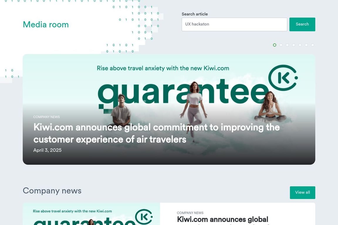 Kiwi.com UK affiliate program signup page