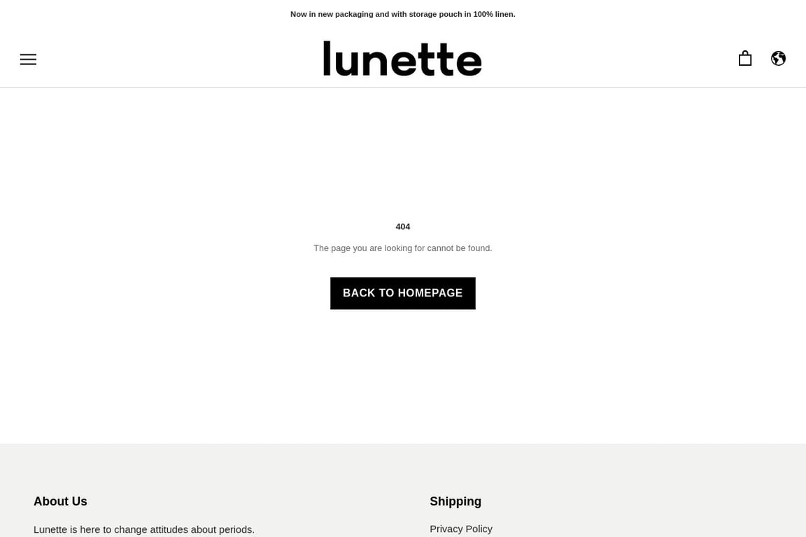 Lunette affiliate program signup page