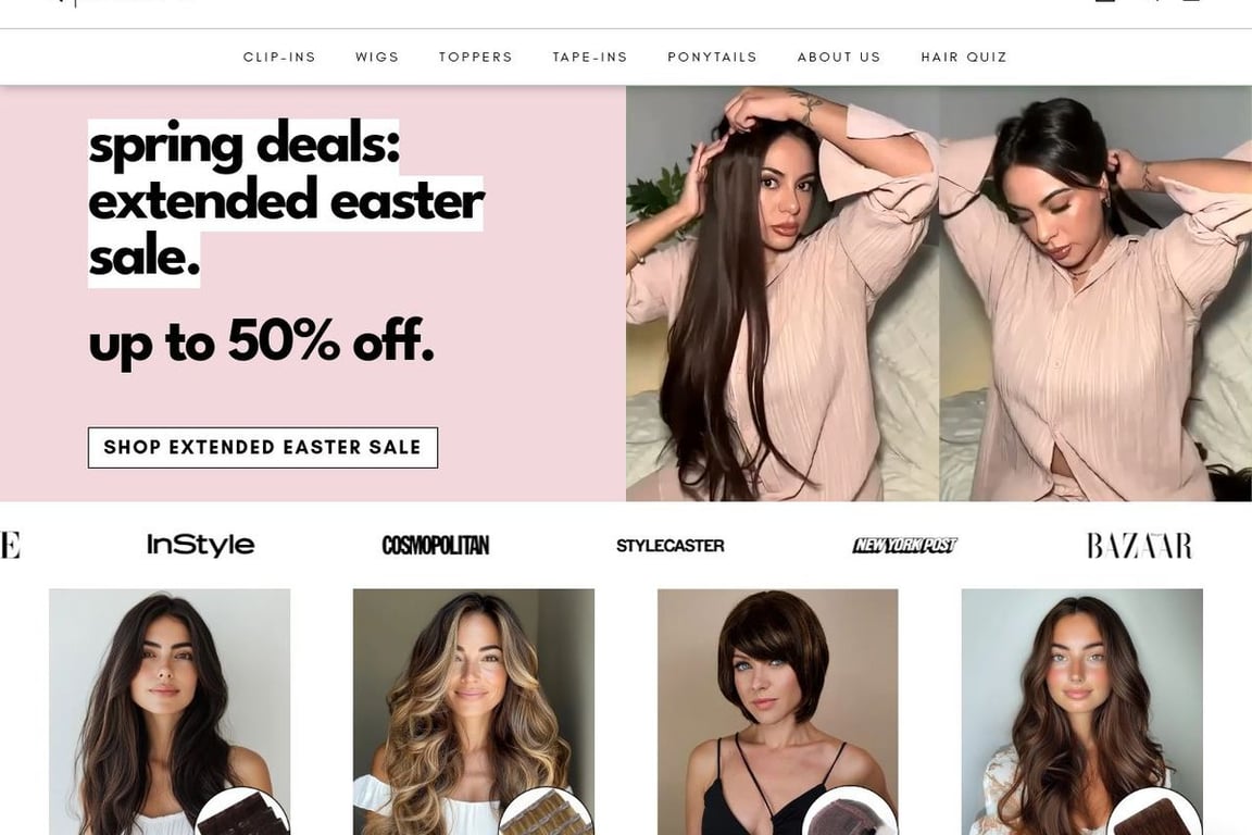 Irresistible Me homepage