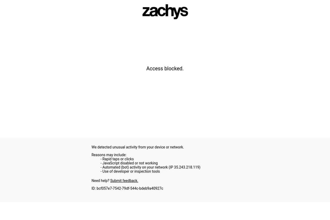 Zachys homepage