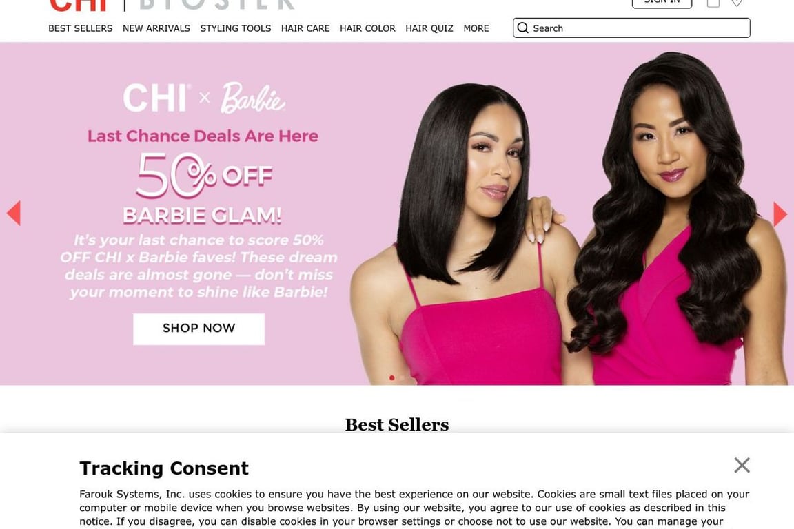 CHI (US) homepage
