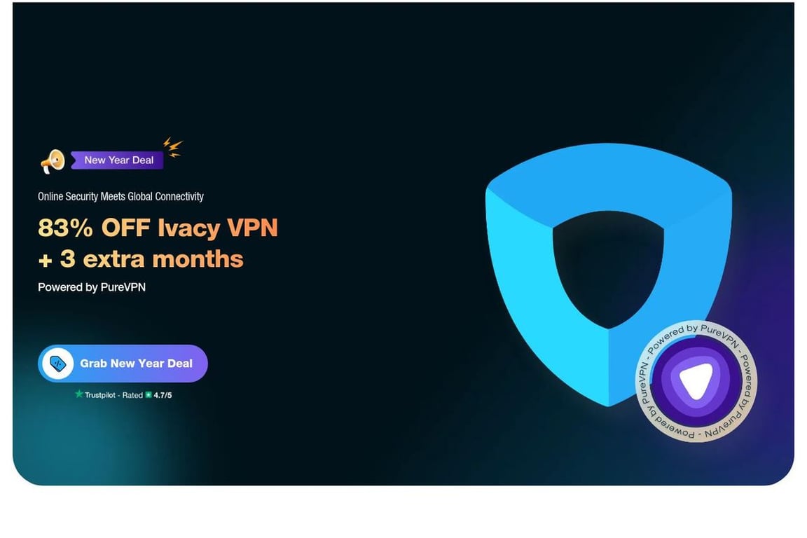 Ivacy VPN homepage