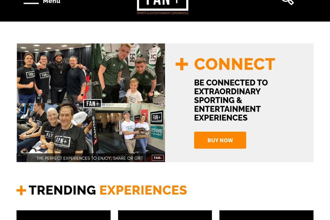 FAN+ homepage