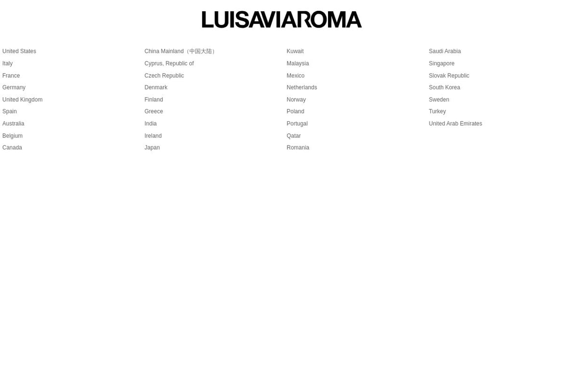 LUISAVIAROMA homepage