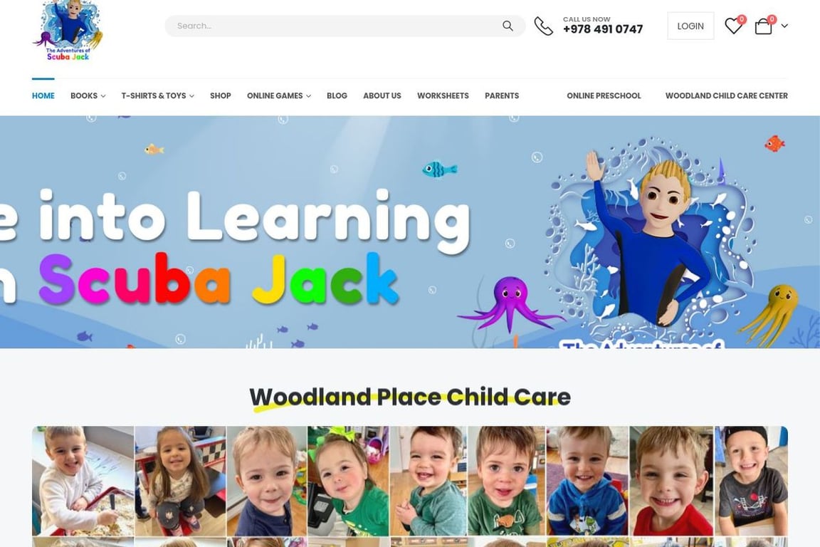 The Adventures of Scuba Jack homepage