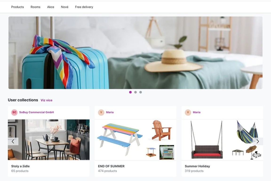 Vivre homepage
