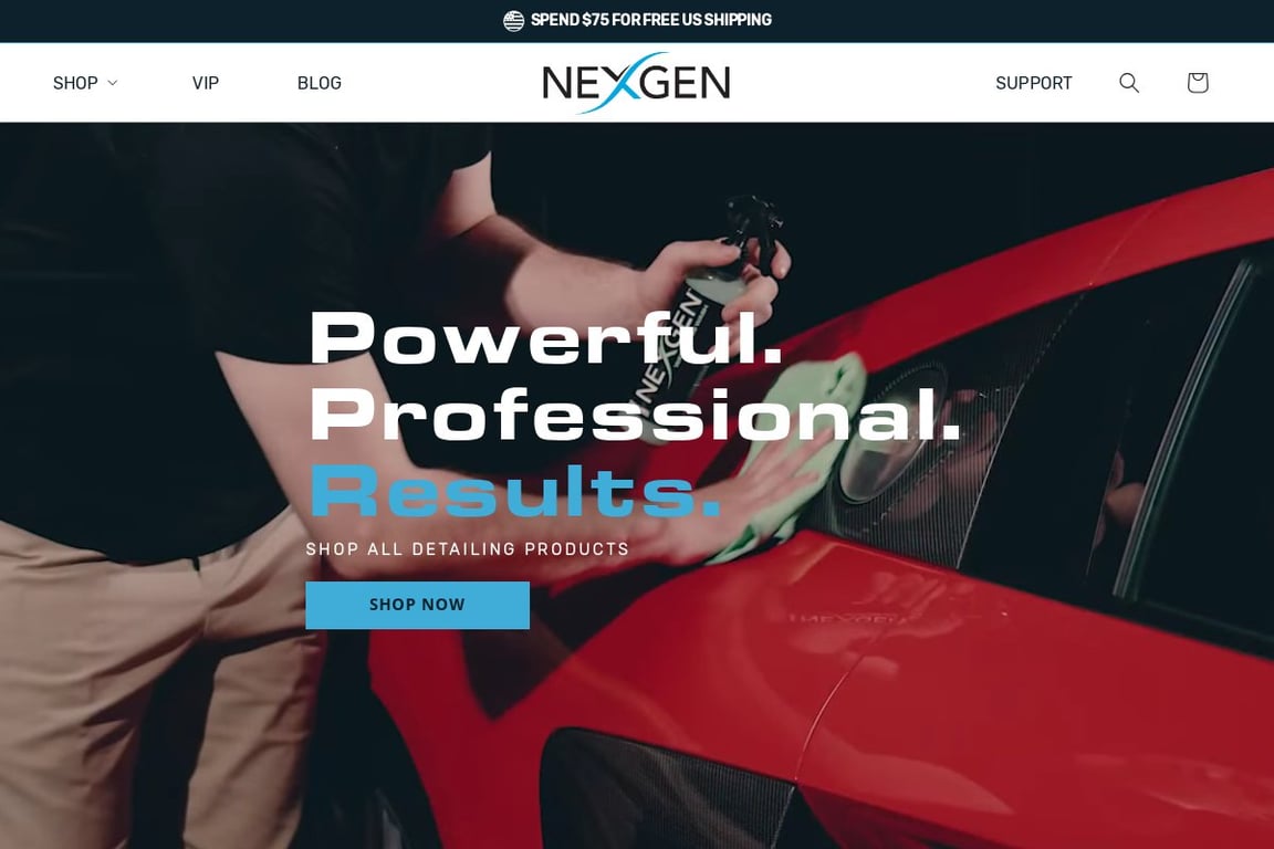 Nexgen homepage