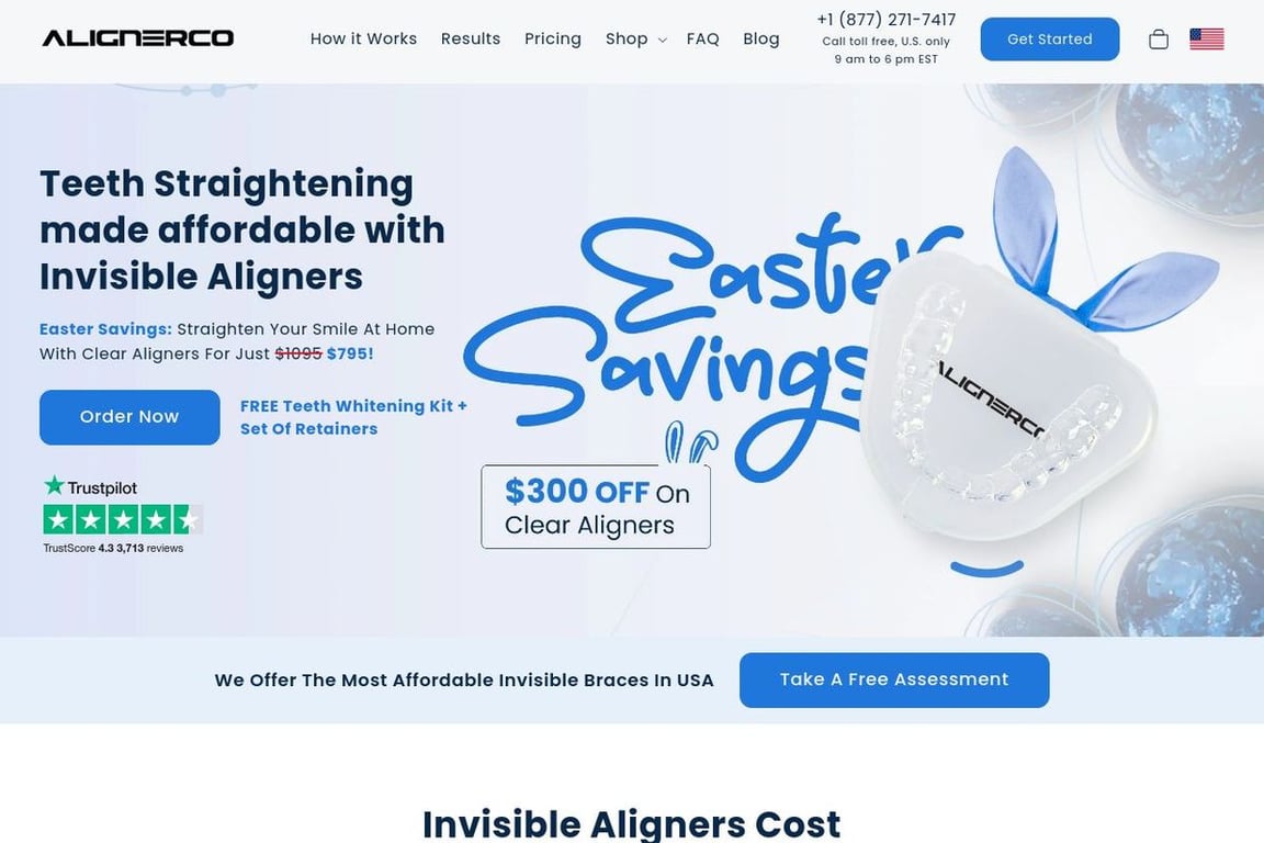 AlignerCo homepage