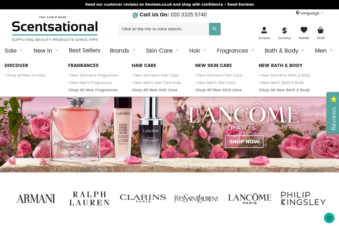 Scentsational homepage