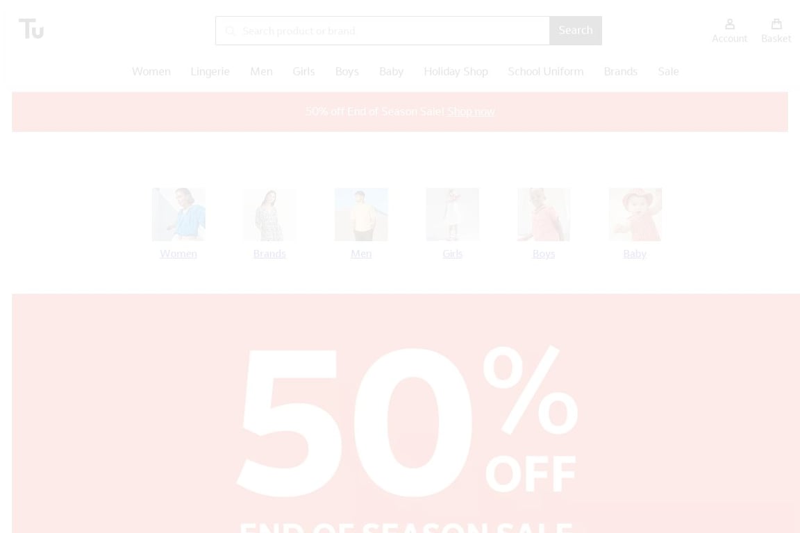 Tu.co.uk homepage