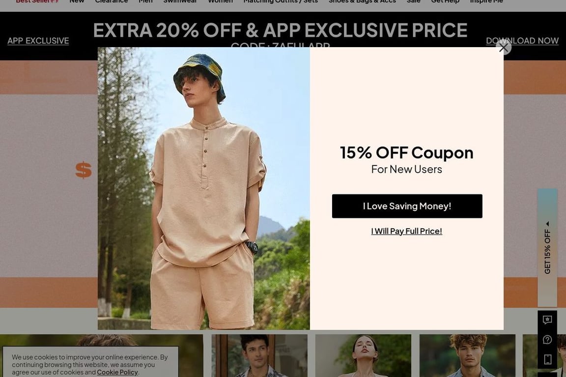 ZAFUL homepage