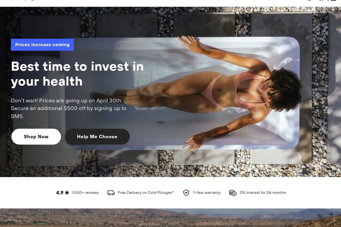 Plunge Preferred homepage