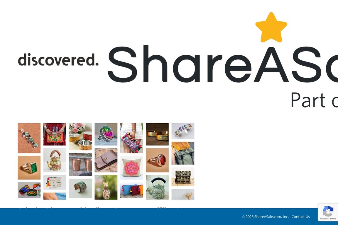 Discovered affiliate program signup page