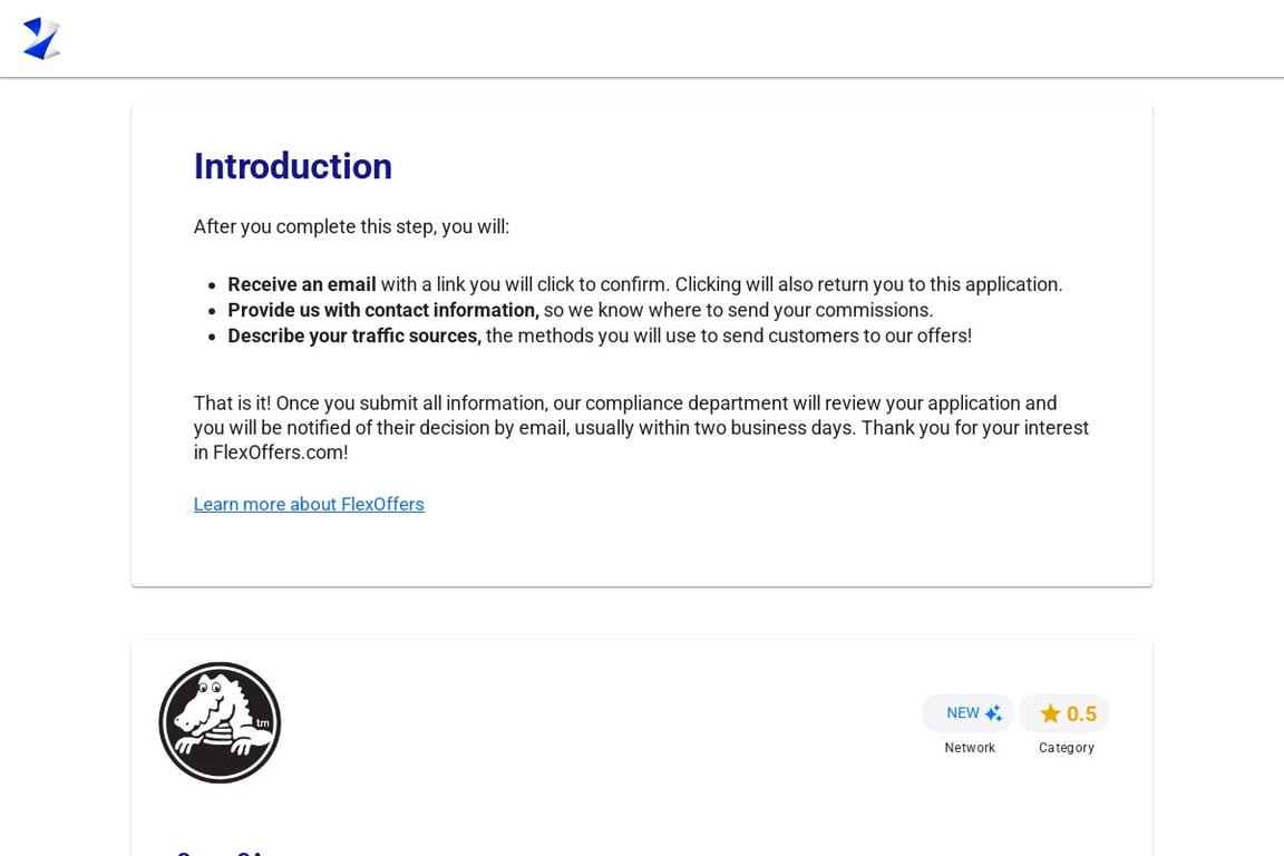 Crocs CA affiliate program signup page