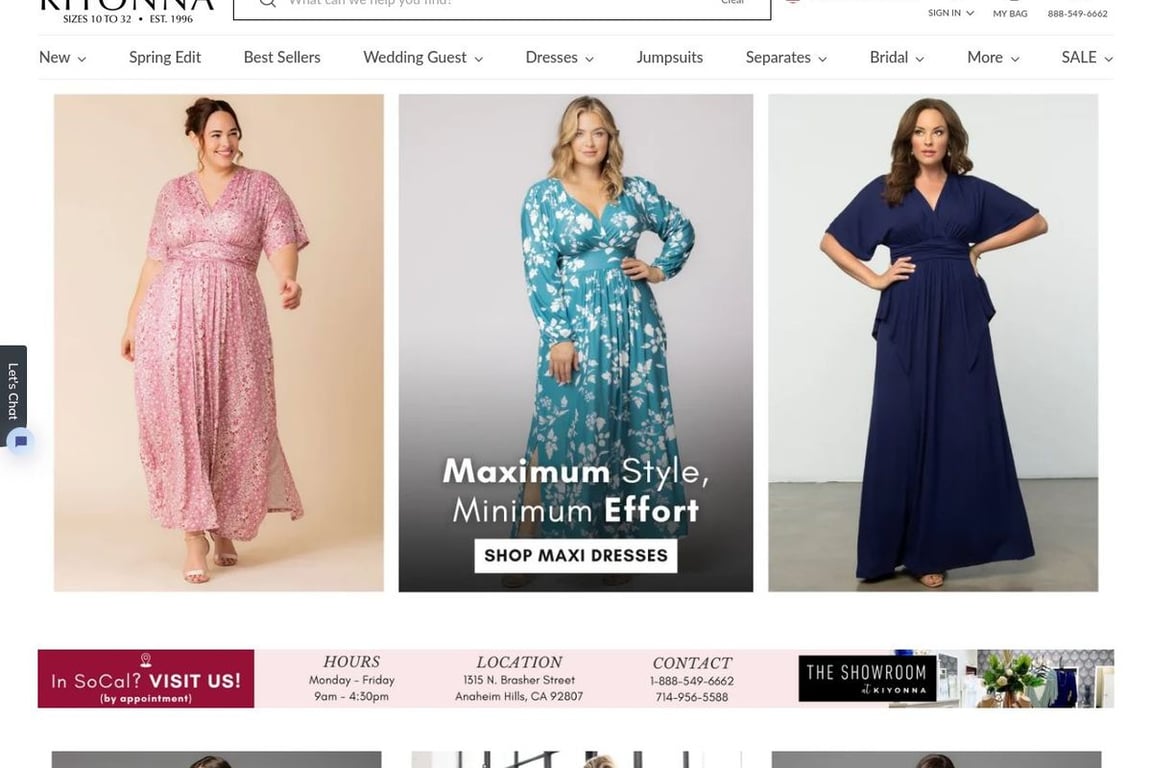 Kiyonna homepage