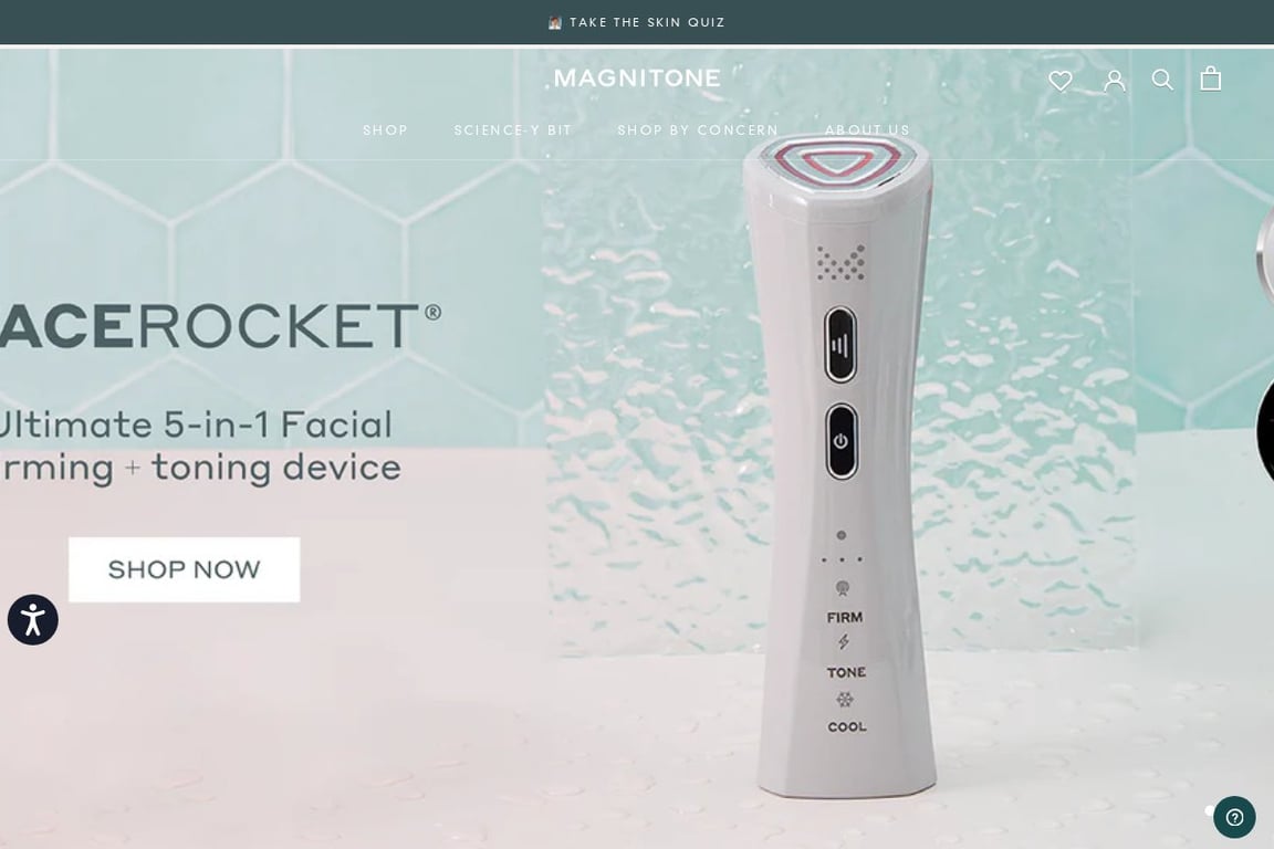 Magnitone homepage