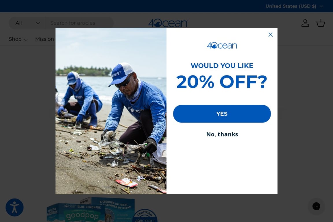4Ocean homepage