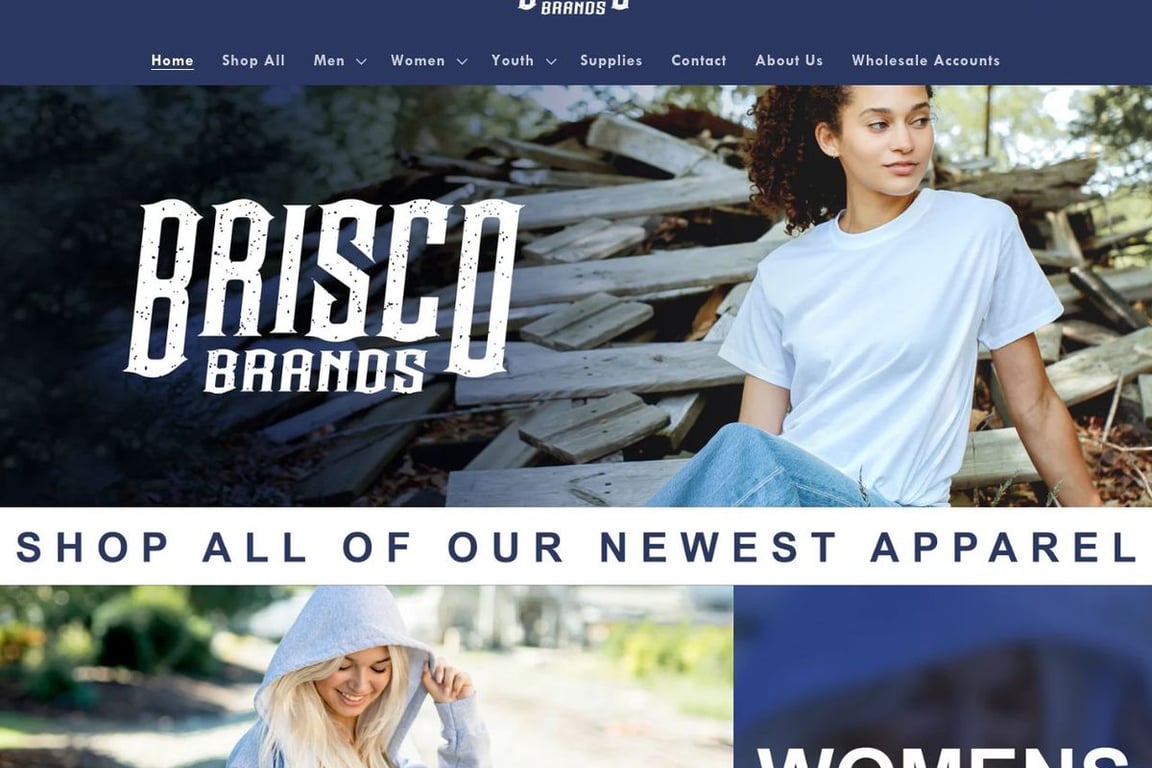 Brisco Brands homepage