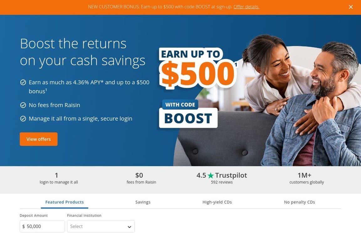 SaveBetter homepage