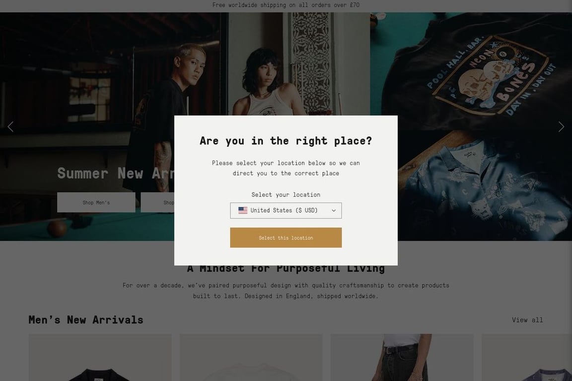 P&Co homepage