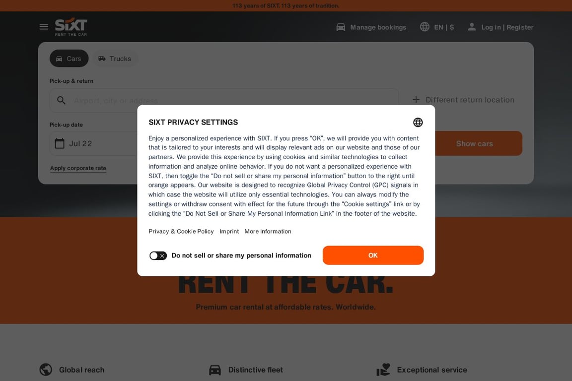 Sixt Car Rental Affiliate Program: Commission & Program Details (2026)