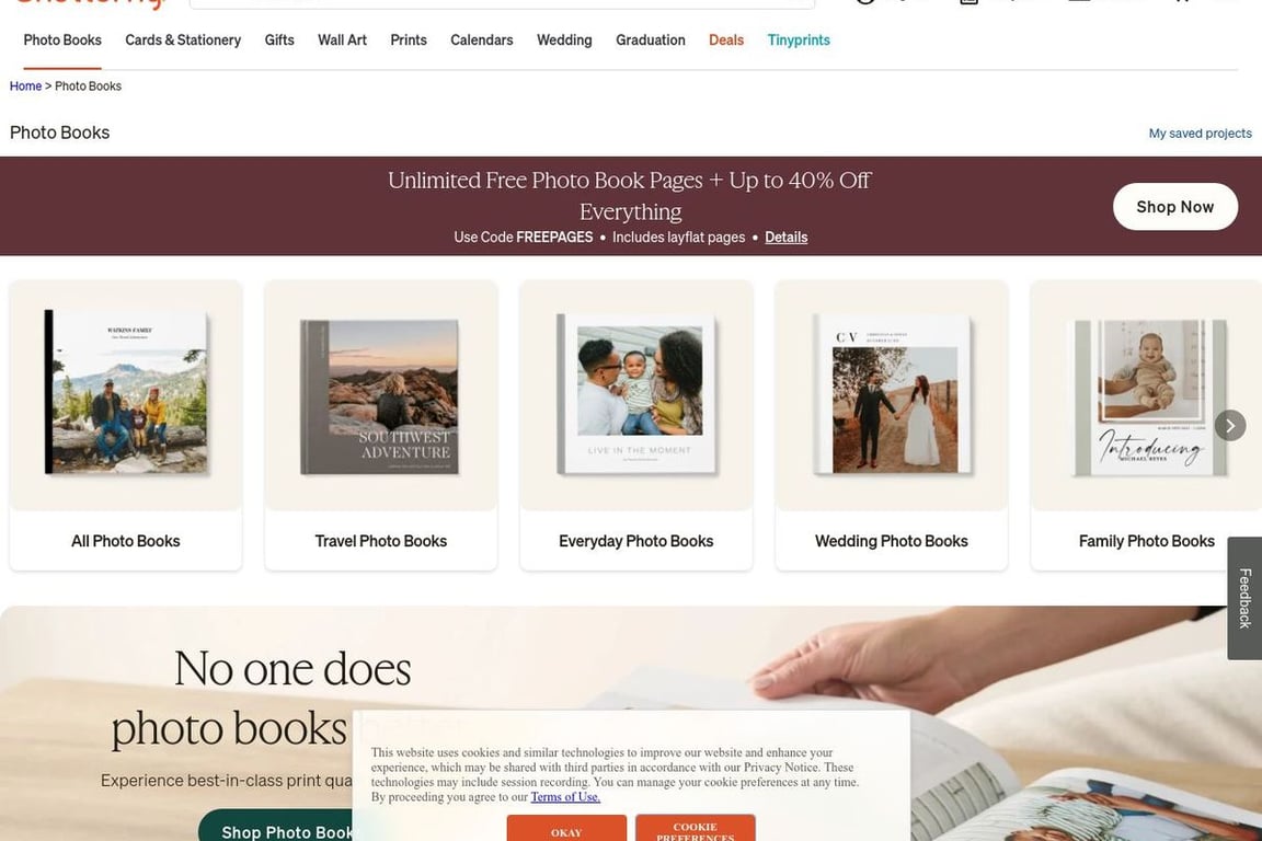 Tiny Prints affiliate program signup page