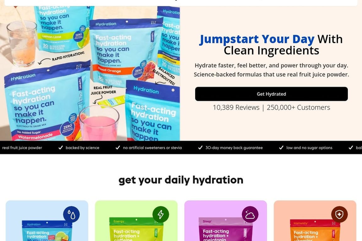 Hydrant (US) homepage