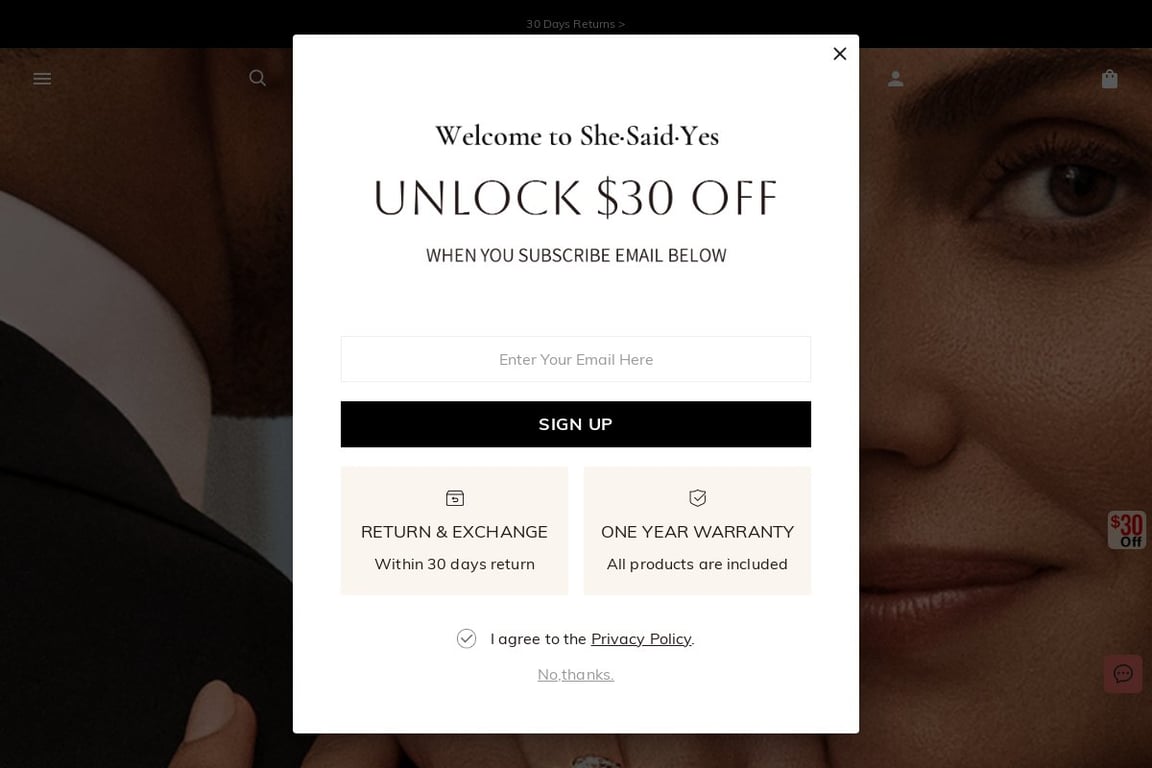 SHESAIDYES homepage