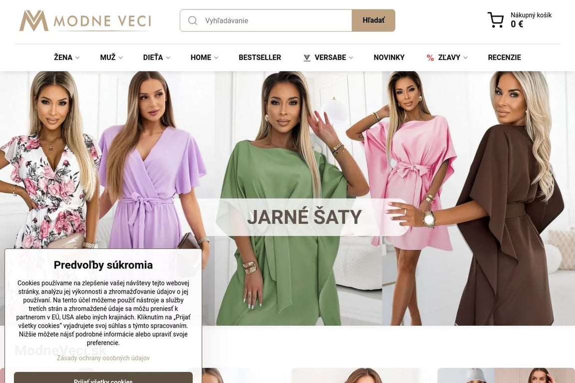 Modniveci homepage