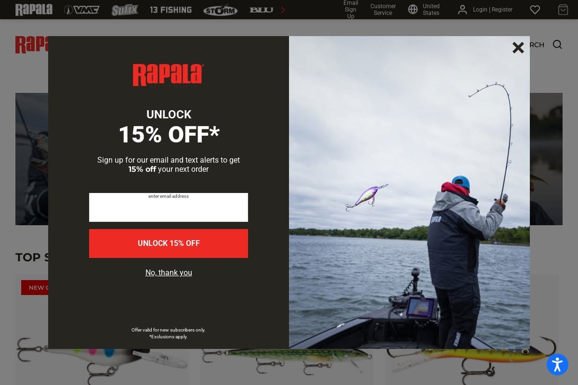 Rapala homepage