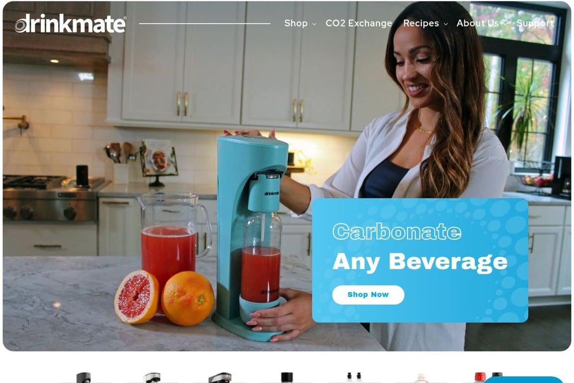 DrinkMate homepage