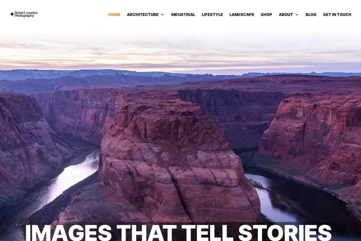 Robert Lowdon Photography homepage